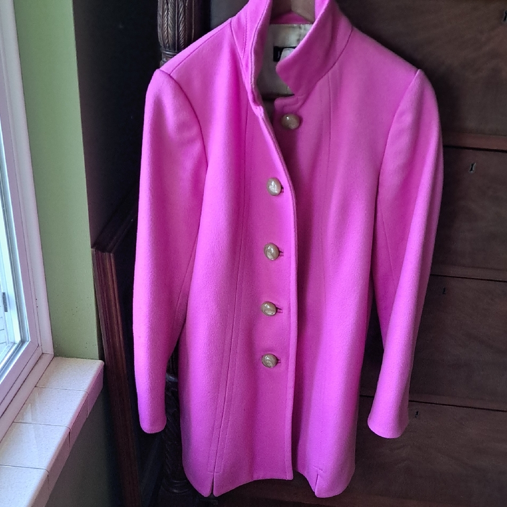 Beautiful J Crew 100% Wool Car Coat Sz 4